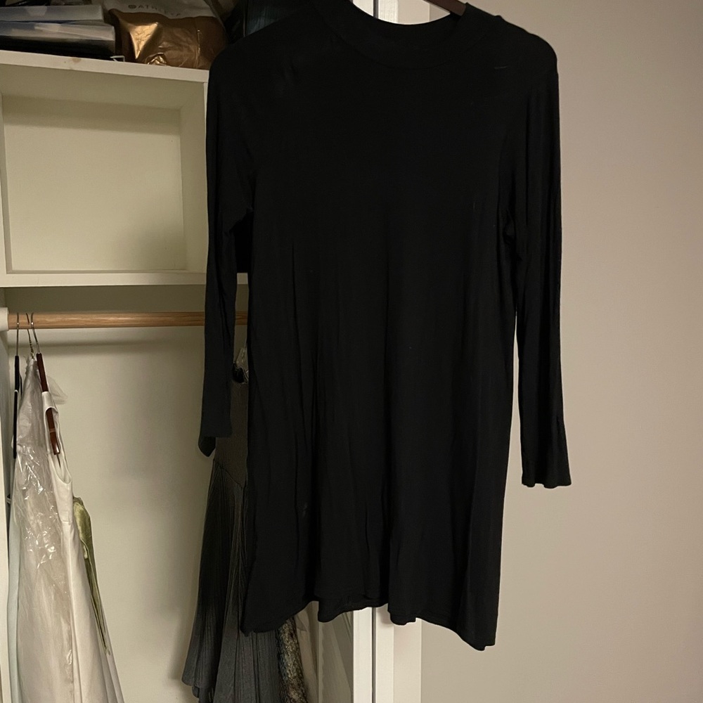 Long Sleeve Black Dress
